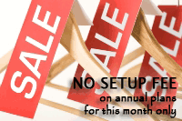 ecommerce software no setup fee